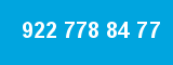 922 778 84 77 922 778 84 77